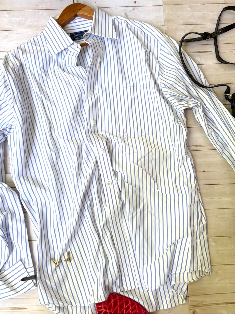 Maxwells cotton French cuff shirt